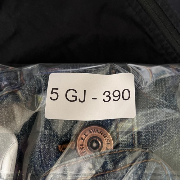 Z Cavaricci Jacket Womens Medium Blue Denim Fitted Blazer Studded Pockets Button - Picture 9 of 9